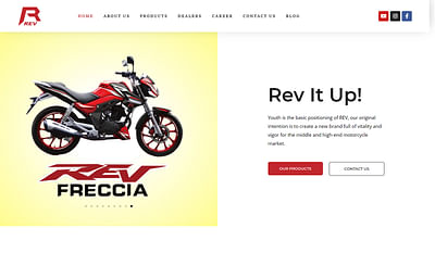 Web Design and Digital Marketing for Rev Motors - Branding y posicionamiento de marca