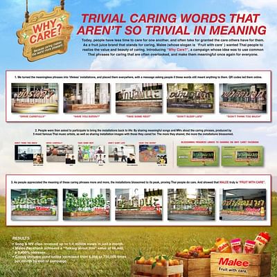 WHY CARE? - Advertising