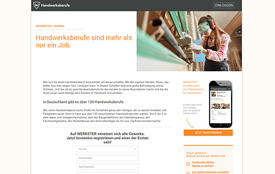 WERKSTER - Application web