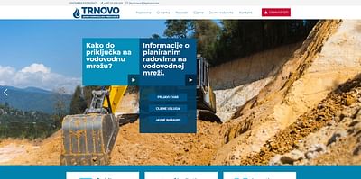 Website development for JKP Trnovo - Webseitengestaltung