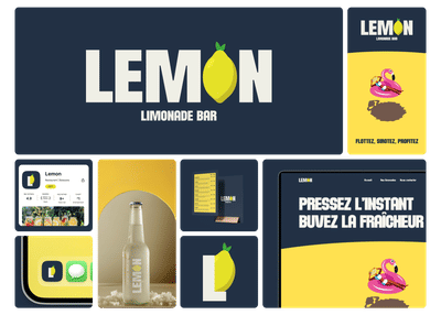 Création d’identité visuelle & site internet – Lemon - Webseitengestaltung