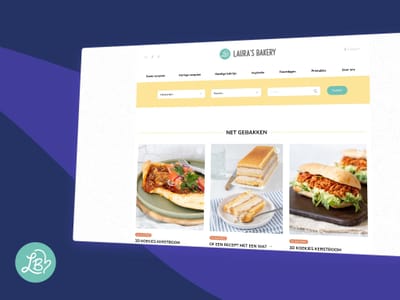 Laura's bakery - Website Creation