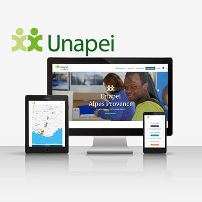 Site internet pour l'Unapei Alpes Provence - Création de site internet