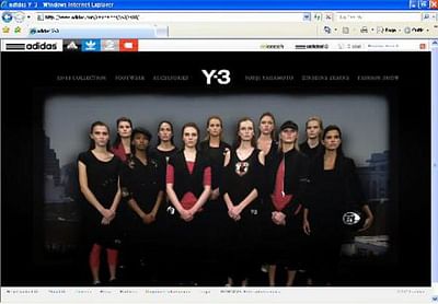 Y-3 Spring/Summer Website - Advertising