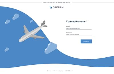 Safran - Outil de gestion des déclarations RGPD - Stratégie digitale