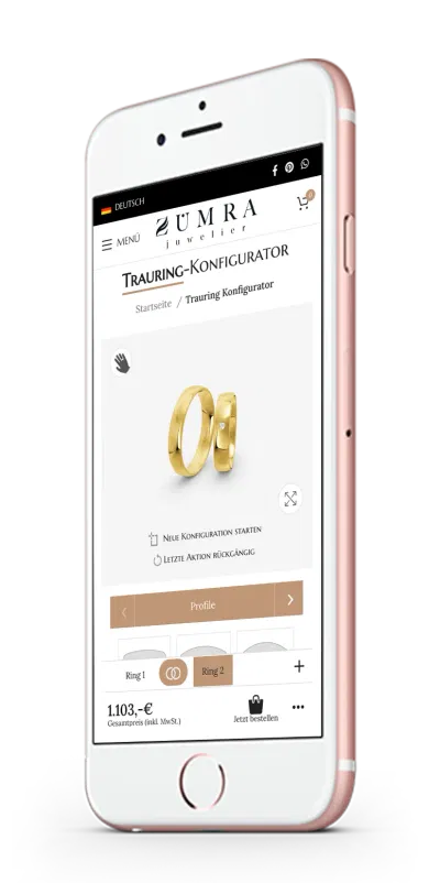 Online Shop & E-Commerce für "Zümra Juwelier" - Marketing