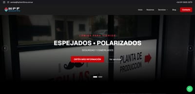 Sitio Web B2B y Estrategia Digital HPF Windows Films - SEO