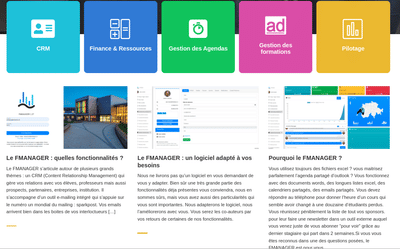 Outil de gestion pour les écoles - Webseitengestaltung