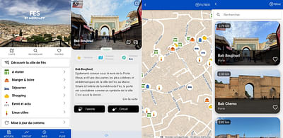 Application touristique pour les médinas marocaines - Application mobile