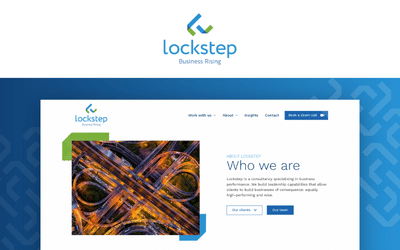 Web Design & Graphics for a Leadership Consultancy - Ontwerp