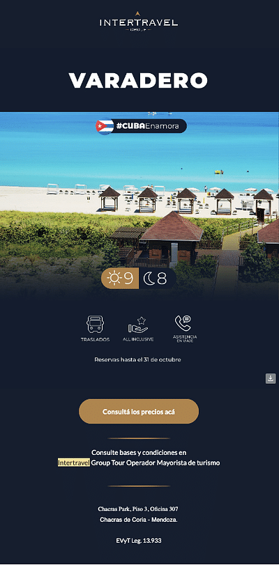 Mailing Intertravel Group - Email Marketing
