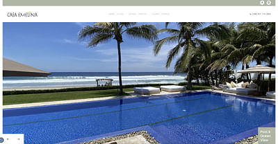 Casa Emelina - Luxury Estate Mexico / Website - Website Creatie