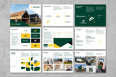 Rebranding voor MODUBO - Branding & Positionering