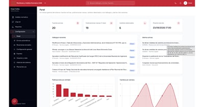 Sistema de monitoreo y análisis normativo con IA - Desarrollo de Software