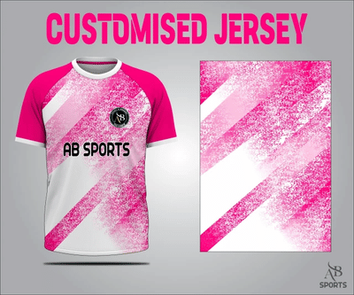 Grunge Texture Cricket Jersey | Abstract Custom Sportswear Design - Graphic Design