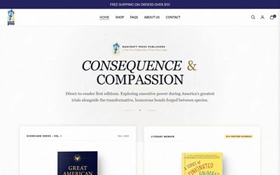 A bookstore that credits animal charities for every sale they refer - E-commerce