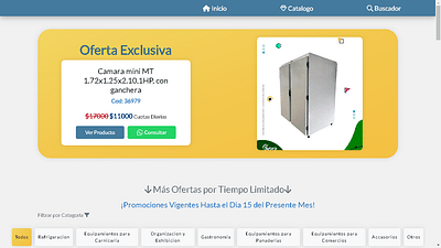 Catalogo Web para Famago Equipamientos Comerciales - Sviluppo di software