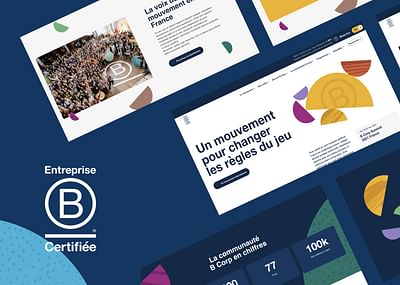 B Lab France l Refonte et écoconception de site - Design & graphisme