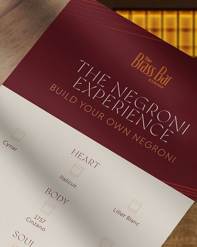 Brand Identity: Brass Bar - Réseaux sociaux