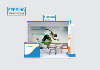 Ferring Pharmaceuticals Booth Interior - Publicidad en Exteriores