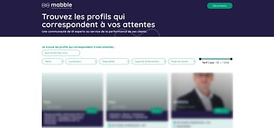 Mabble & App Mabble - Création de site internet