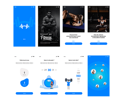 Conception de l'application mobile Fitness - Mobile App