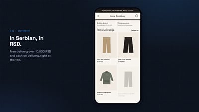 Java Fashion: Shopify menswear store, set up end to end - E-commerce
