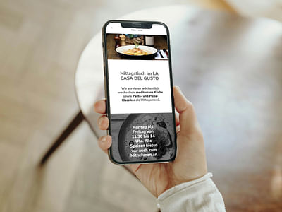 Webdesign für Restaurant - Website Creation