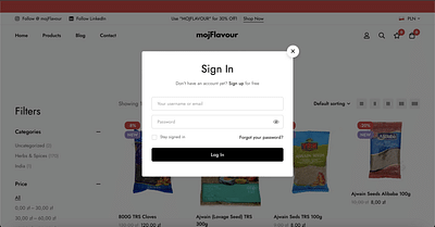 MojFlavour - Email Marketing
