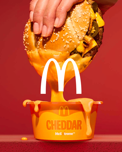 McDonald's - Crazy Cup Cheddar - Photography