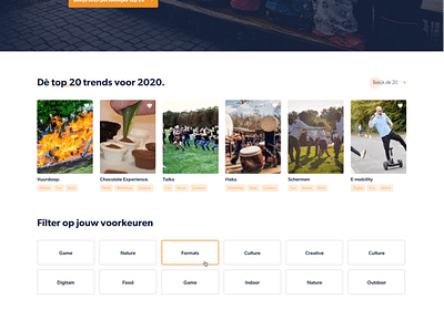 De AirBnB voor teambuildings. - Web Applicatie