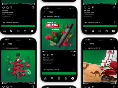 Logic Vapes' holiday season - Publicité en ligne