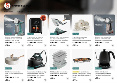 Groupe SEB TikTok Shop Launch & Growth Strategy - Advertising