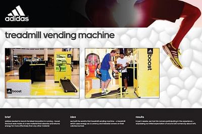 TREADMILL VENDING MACHINE - Publicidad