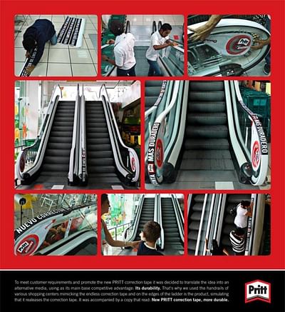Escalator - Publicidad