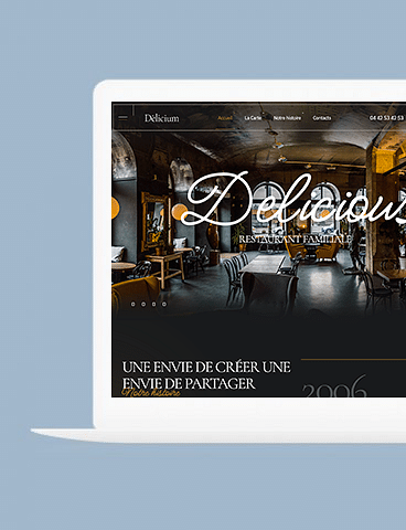 Refonte complète pour un grand restaurant sur Lyon - Creación de Sitios Web