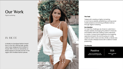 e-Commerce, Digital Marketing - La Mode - Growth Marketing