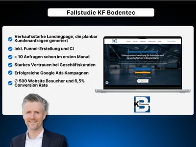 Fallstudie für Kugelstrahlen, Schleifen & Fräsen - Onlinewerbung