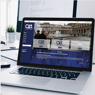 ATT Consulting Website Project - Webseitengestaltung