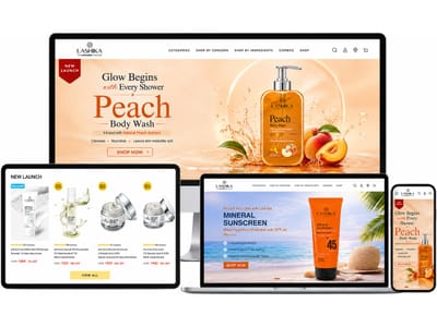 Lashika- The No Harm Skincare - E-commerce
