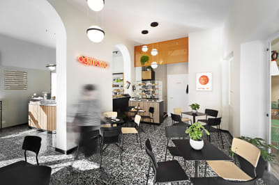 The new OGIMOMO  torteria-bistrot project - Ontwerp