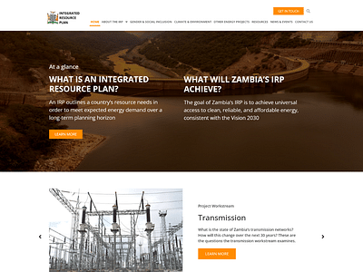 Website for MOE - Intergrated Resource Plan - Création de site internet