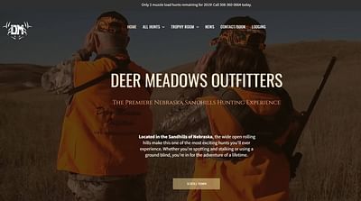 Outfitter Website - Website Creation