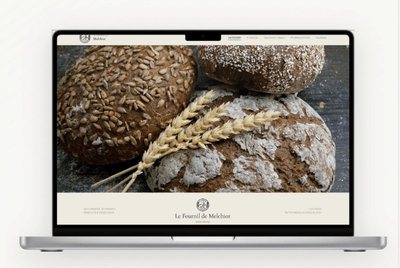 Le Fournil de Melchior - Création de site internet