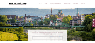Rose Immobilien KG - Webseitengestaltung