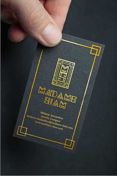 MADAME SIAM - Logo design, Business Card design - Branding y posicionamiento de marca