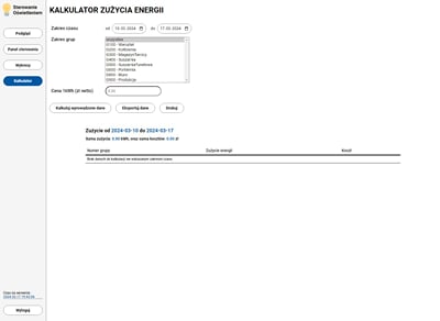 IKEA Stalowa Wola – web app for lighting control and monitoring - Software Development