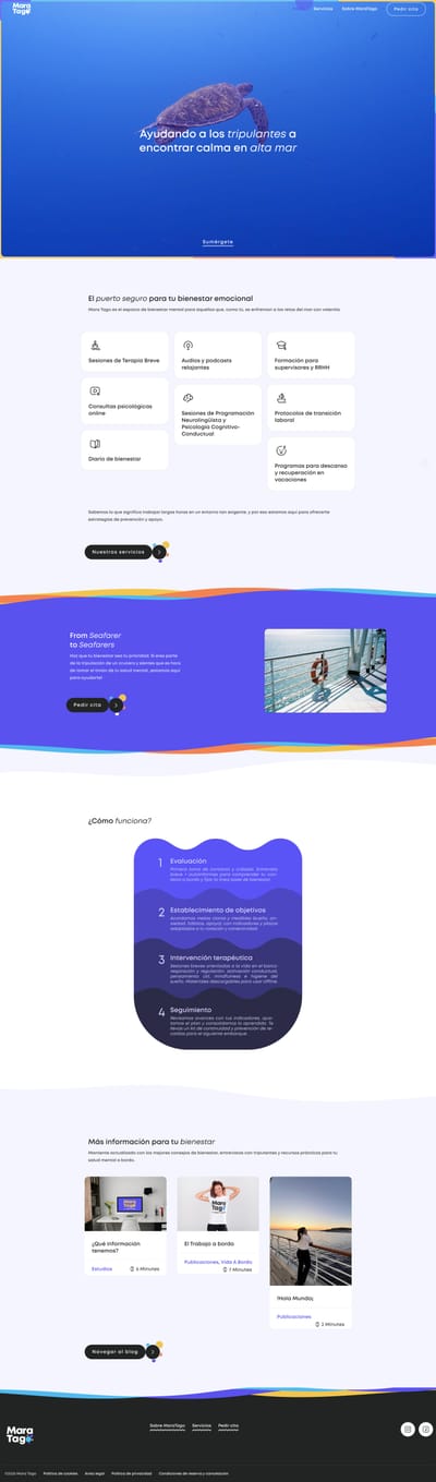 Mara Tago - Website Creatie