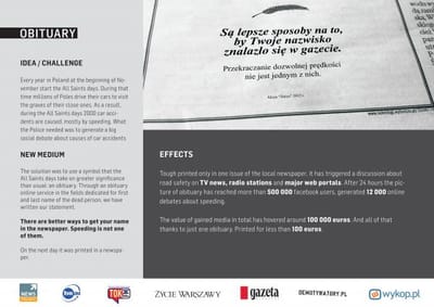 OBITUARY - Branding & Positioning