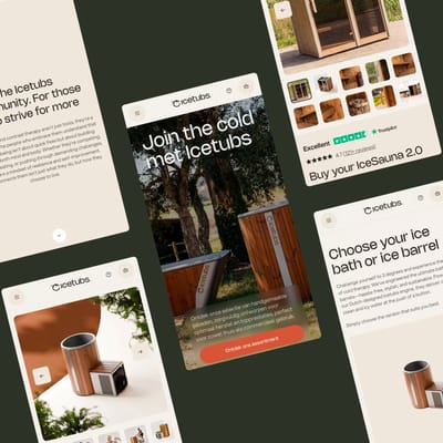 Icetubs - Join the cold - Website Creatie